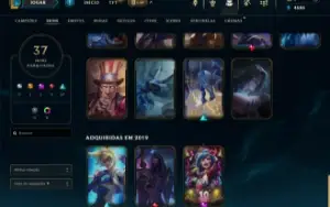 conta lol level 158