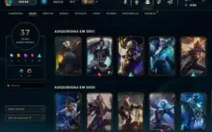 conta lol level 158