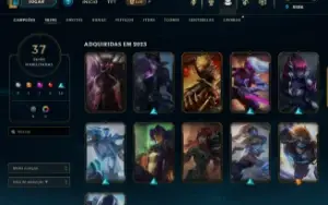 conta lol level 158
