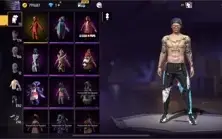 Conta free fire, muito gemada! Nvl 76