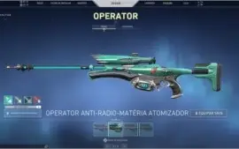 Conta valorant com 900 reais em skins!!