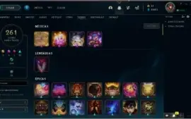 Conta LOL - Platina S11 / 20k EA / 136 Skins / Todos Champs