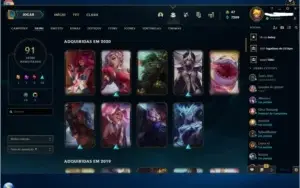 conta lol platina