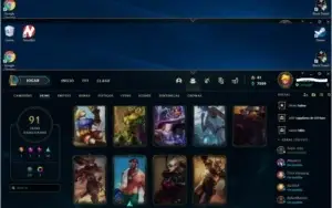 conta lol platina