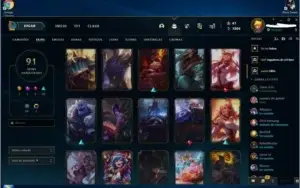 conta lol platina