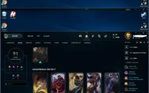 conta lol platina