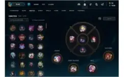 Conta League of Legends Platina