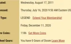 Conta AQW quase 9 anos Lvl 100