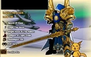 Conta AQW quase 9 anos Lvl 100