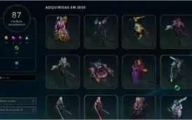 Conta League of Legends - 509 skins - sem md10 feita
