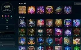 Conta League of Legends - 509 skins - sem md10 feita