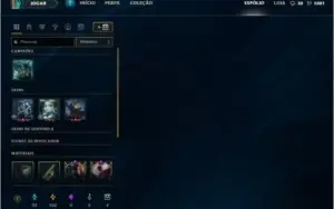 Conta no LoL Platina 3 Borda Diamante muitas skins