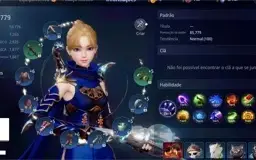 Conta Mir4 Arqueira (arbalist) lvl 77 90k Power com recurso.