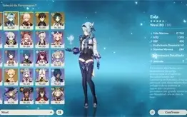 XIAO C1, KAZUHA, EULA, ZHONGLI, SHOGUN, HOMA + PRIMOGENS