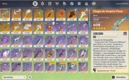CONTA TOP  - CHARS (36 5*) E (15 4* C6) E MUITAS ARMAS 5*