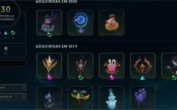 Conta de LoL + conta de Vava