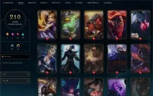 Conta de LoL + conta de Vava