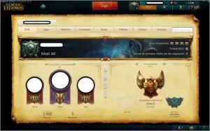 Conta LoL Ouro IV