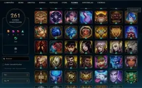Vendo conta rara de lol com 5k investido