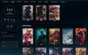 Vendo conta rara de lol com 5k investido