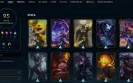Conta League of Legends Full Acesso - 90 Champs e 95 Skins