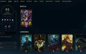 Conta League of Legends Full Acesso - 90 Champs e 95 Skins