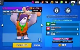 CONTA BRAWLSTARS CROW + LEON