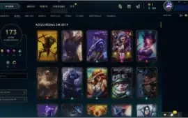 CONTA GOLD 3 Seasons 6, 7 e 9 173 SKINS TODOS OS CHAMPIONS