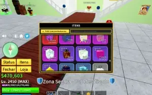 venda de conta blox fruit(level max com varios itens)