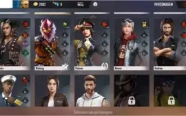 Conta Free Fire Ouro 3 Com roupas e muito + ver os print