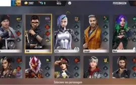 Conta Free Fire Ouro 3 Com roupas e muito + ver os print