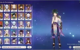 Diluc C1 + Xiao e Quase todos 5 Estrelas