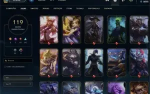 Conta perfeita para você que gosta de ter varias skins