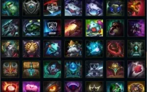CONTA LEAGUE OF LEGENDS - DIAMANTE 1, 83 SKINS, 41 EMOTES