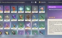Hutao+Baculo+Ayaka+Childe+Diluc+Espinha celestial Ar45