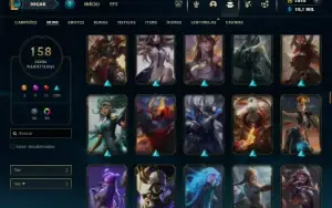 Ferro 2 com 130 Champs e 158 Skins ( MID / TOP )
