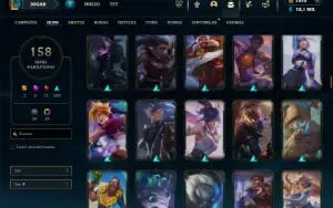 Ferro 2 com 130 Champs e 158 Skins ( MID / TOP )