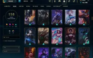Ferro 2 com 130 Champs e 158 Skins ( MID / TOP )