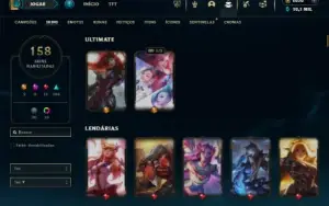 Ferro 2 com 130 Champs e 158 Skins ( MID / TOP )