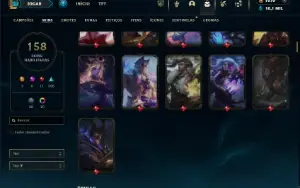Ferro 2 com 130 Champs e 158 Skins ( MID / TOP )