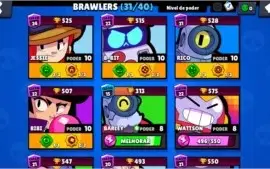 Conta brawl stars 3 temporadas atualizadas