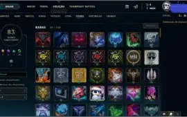 CONTA NVL 67,80 CHAMPS E 27 SKINS POR R$70,00 LEVE AGORA!