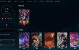 Conta League of Legends Full Acesso - 62 Champs e 36 Skins