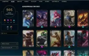Conta league of legends - todos os champs.+194 Skins Lvl-342