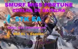 CONTA SMURF UNRANKED COM MISS FORTUNE COELHA DE BATALHA