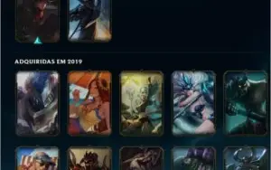 CONTA LOL LVL 282, 91 SKINS, D3 S10 , 83 champs.