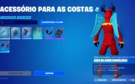 Conta Fortnite com skins desde o passe de batalha 4