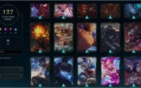 Conta league of legends Lv 317 todos campeões 127 skins