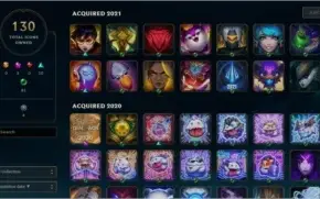 Conta league of legends Lv 317 todos campeões 127 skins