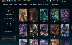 Ferro 4 com 95 Champs e 160 Skins ( Mais de 100 Jogos )